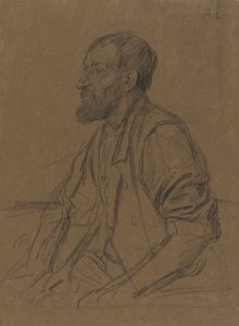 一个工人的研究。 作者 阿方斯·莱格罗斯（Alphonse Legros）