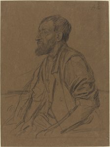 一个工人的研究 作者 阿方斯·莱格罗斯（Alphonse Legros）