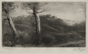 日落 作者 阿方斯·莱格罗斯（Alphonse Legros）