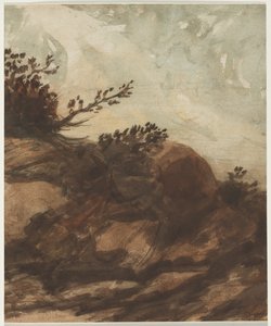 山顶日落 作者 阿方斯·莱格罗斯（Alphonse Legros）