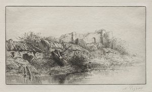 被遗弃的村庄 作者 阿方斯·莱格罗斯（Alphonse Legros）