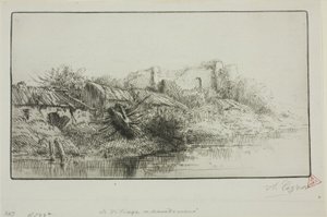 被遗弃的村庄 作者 阿方斯·莱格罗斯（Alphonse Legros）
