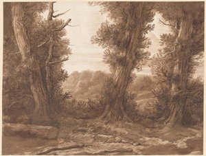 大树 作者 阿方斯·莱格罗斯（Alphonse Legros）