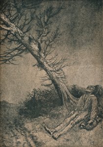 垂死的流浪者，1875年 作者 阿方斯·莱格罗斯（Alphonse Legros）