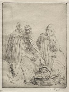 鸡蛋商人（第 1 盘） 作者 阿方斯·莱格罗斯（Alphonse Legros）