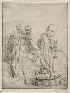 蛋商人第一盘。 作者 阿方斯·莱格罗斯（Alphonse Legros）