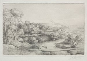 人行天桥 作者 阿方斯·莱格罗斯（Alphonse Legros）