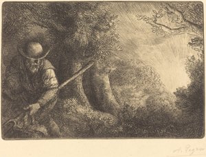 园丁 Le jardinier. 作者 阿方斯·莱格罗斯（Alphonse Legros）