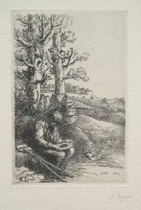 小乞eg。 作者 阿方斯·莱格罗斯（Alphonse Legros）