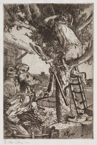 偷梨贼》，第 1 号 作者 阿方斯·莱格罗斯（Alphonse Legros）