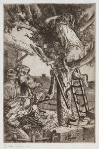 梨贼，第1号，c。 1890年。 作者 阿方斯·莱格罗斯（Alphonse Legros）