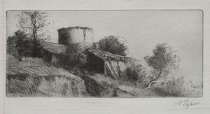 鸽子塔。 作者 阿方斯·莱格罗斯（Alphonse Legros）