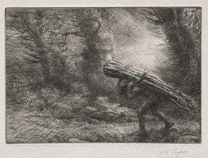 重返小屋 作者 阿方斯·莱格罗斯（Alphonse Legros）
