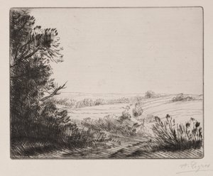 通往霍维尔之路 作者 阿方斯·莱格罗斯（Alphonse Legros）