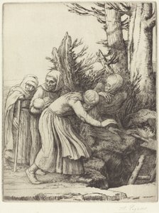 死亡的胜利：死亡为无家可归者准备的住所 Le triomphe.... 作者 阿方斯·莱格罗斯（Alphonse Legros）