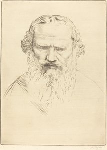 托尔斯泰。 作者 阿方斯·莱格罗斯（Alphonse Legros）