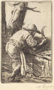 剪树枝的人 剪树枝的人。 作者 阿方斯·莱格罗斯（Alphonse Legros）