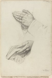 关于手的两项研究 作者 阿方斯·莱格罗斯（Alphonse Legros）