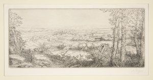 勃艮第山谷 作者 阿方斯·莱格罗斯（Alphonse Legros）