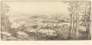 勃艮第的山谷 勃艮第的一个山谷。 作者 阿方斯·莱格罗斯（Alphonse Legros）