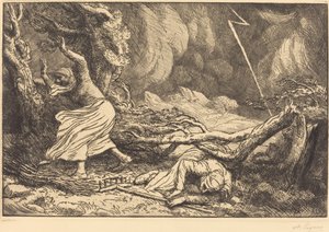 雷电的受害者 雷电的受害者。 作者 阿方斯·莱格罗斯（Alphonse Legros）