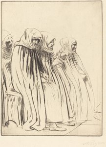 布鲁塞尔的女性 布鲁塞尔的女性。 作者 阿方斯·莱格罗斯（Alphonse Legros）