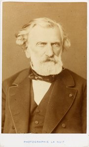 作曲家安布罗伊斯-托马斯1811-1896年的肖像。