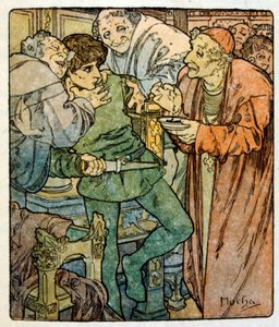 Alphonse Mucha的插图来自法国作家Anatole France的作品《Clio》。1900.穆夏(1860 1939)。是捷克新艺术派画家。 作者 阿方斯·慕夏