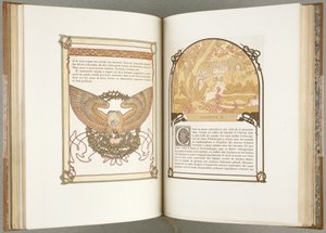 来自《的黎波里公主伊尔西》的插图 作者 阿方斯·慕夏