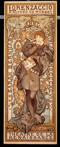 洛伦扎乔（Lorenzaccio），1896年 作者 阿方斯·慕夏