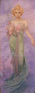 春天 作者 阿方斯·慕夏