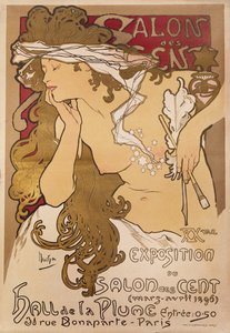 美发沙龙，1896 作者 Alphonse Mucha