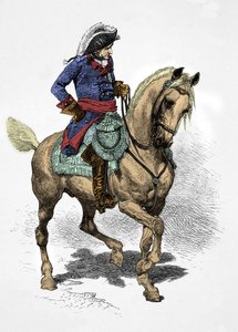 普鲁士弗雷德里克 2 世肖像（雕刻） 作者 阿方斯·玛丽·德·诺伊维尔