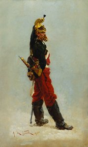 龙，1875年 作者 阿方斯·玛丽·德·诺伊维尔