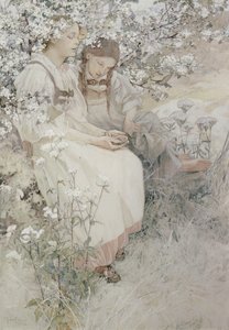 内心纯洁的人有福了；因为他们必见上帝，1906年 作者 阿方斯·慕夏