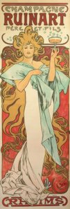 香槟RuinartPèreet Fils 作者 阿方斯·慕夏