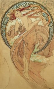 舞蹈 作者 阿方斯·慕夏