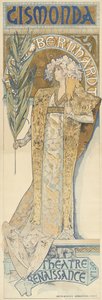 吉斯蒙达，1894-95 作者 阿方斯·慕夏