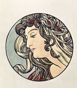 一个女人的头