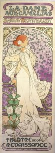La Dame aux Camelias -文艺复兴时期剧院 作者 阿方斯·慕夏