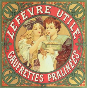 Lefèvre-Utile-果仁糖薄饼 作者 阿方斯·慕夏