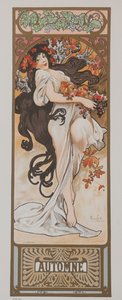 季节。 1897年秋天。 作者 阿方斯·慕夏