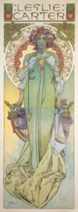 莱斯利·卡特（Leslie Carter） 作者 阿方斯·慕夏