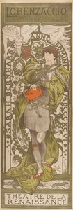 Lorenzaccio，1896 作者 阿方斯·慕夏