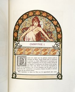 页面来自Ilsee，Princess de Tripoli，1897 作者 阿方斯·慕夏
