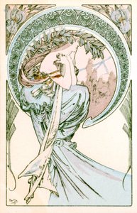 诗歌》，1900年 作者 阿方斯·慕夏