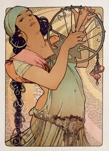 莎乐美，1897年。 作者 阿方斯·慕夏