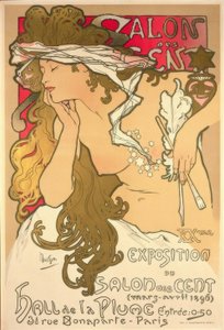 美发沙龙 作者 Alphonse Mucha
