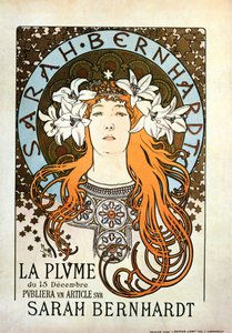 Sarah Bernhardt，La Plume，1896年12月15日