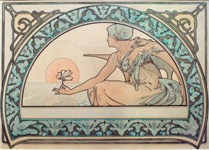 Seerose 作者 阿方斯·慕夏